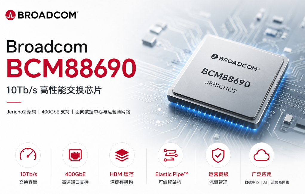 Broadcom BCM88690交換芯片 Broadcom BCM88690交換芯片